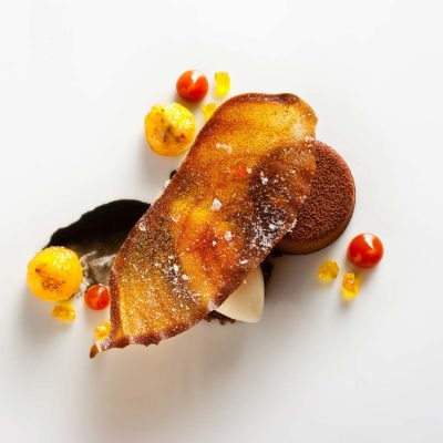 Banana and Chocolate Banana and Chocolate dessert prepared by Daniel Humm, Executive Chef of Eleven Madison Park in NYC.